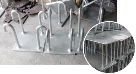 預(yù)埋板，地腳螺栓