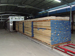 方型木材高溫熱處理設備