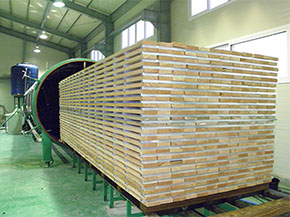 吉林圓形木材高溫熱處理設備